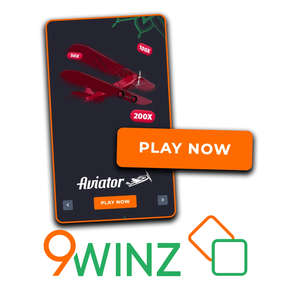 Enjoy playing Aviator game at 9winz official casino platform.