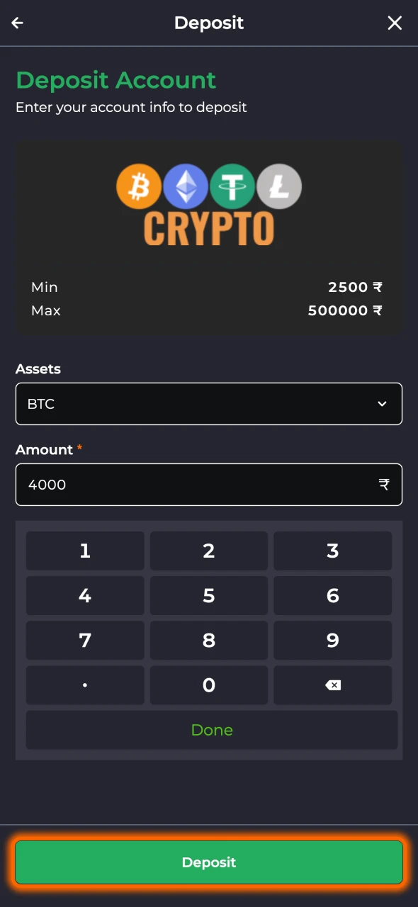 Choose a convenient payment method at 9winz account.