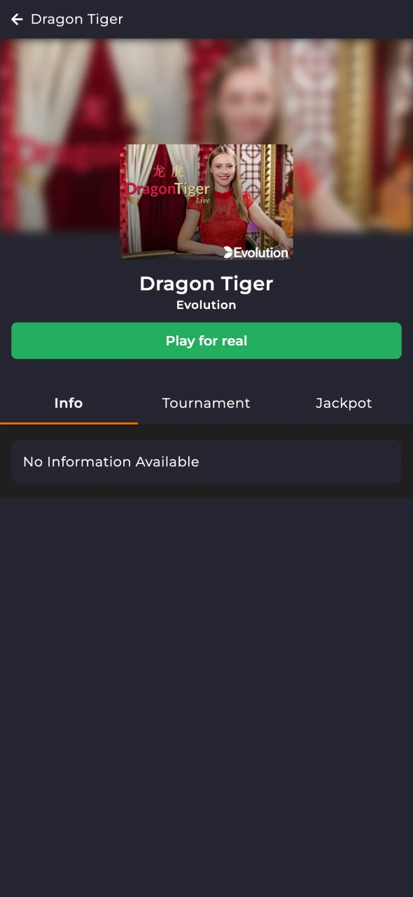 Open the game that you like at 9winz live casino.