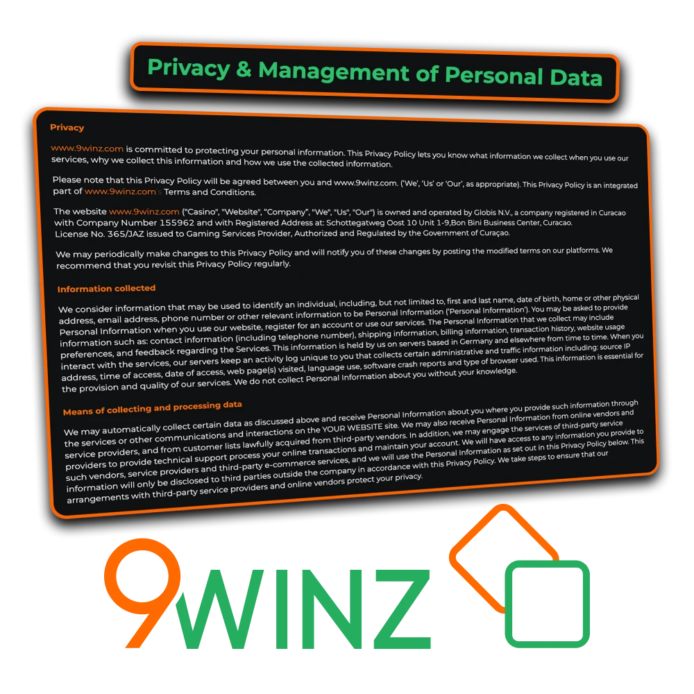 Learn more about how 9winz protects your personal data.