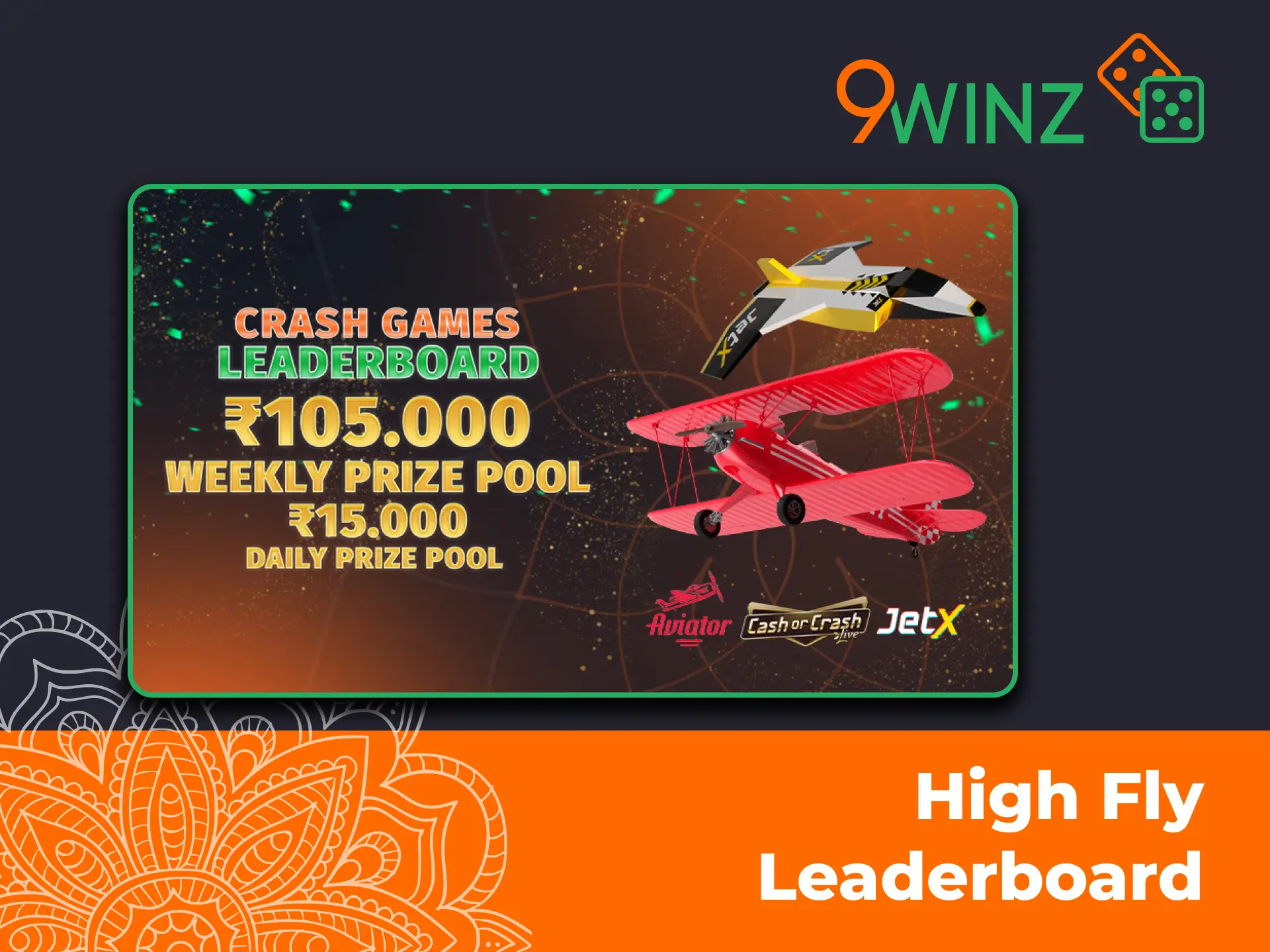 Compete in JetX and crash games at 9winz to climb the leaderboard.