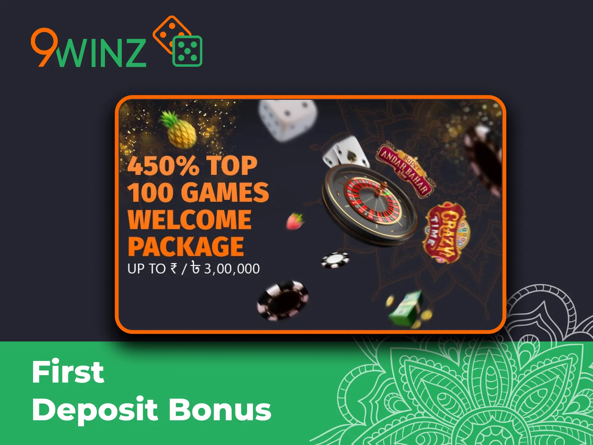 Start winning more with the 9winz multi-level deposit bonus.