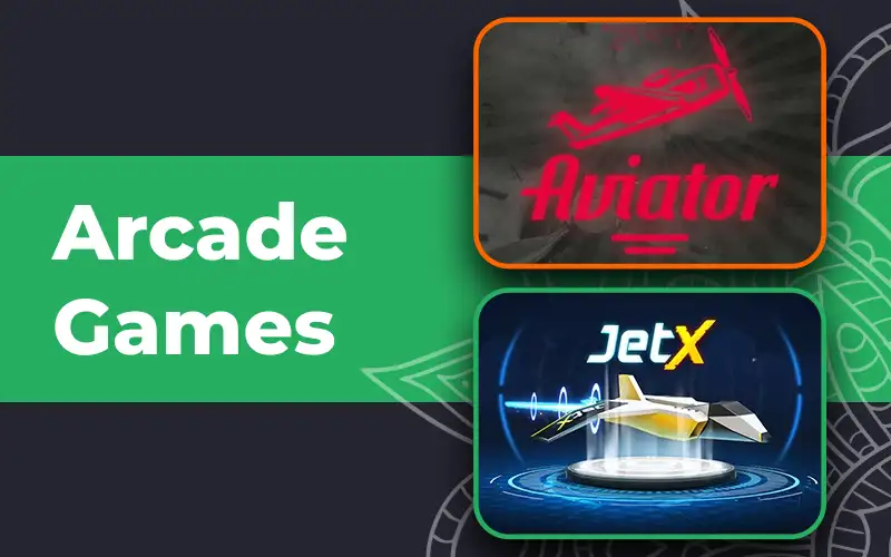 Play JetX and other arcade games at 9winz.