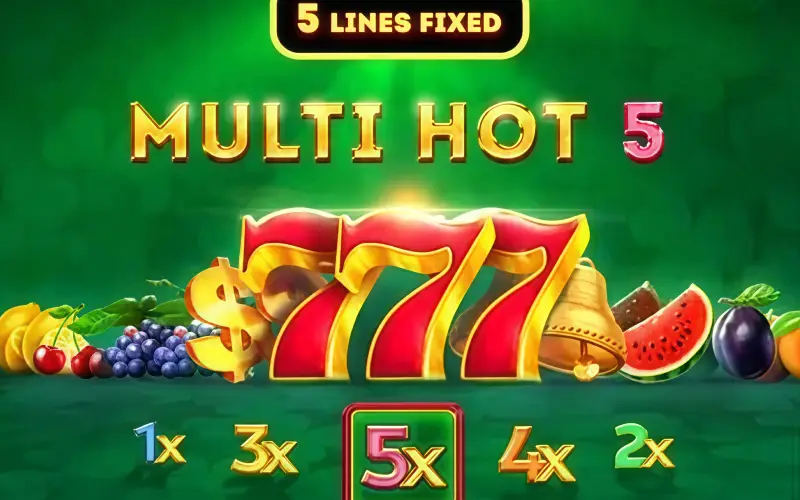 Play Multi Hot 5 at 9winz and enjoy classic fruit style.
