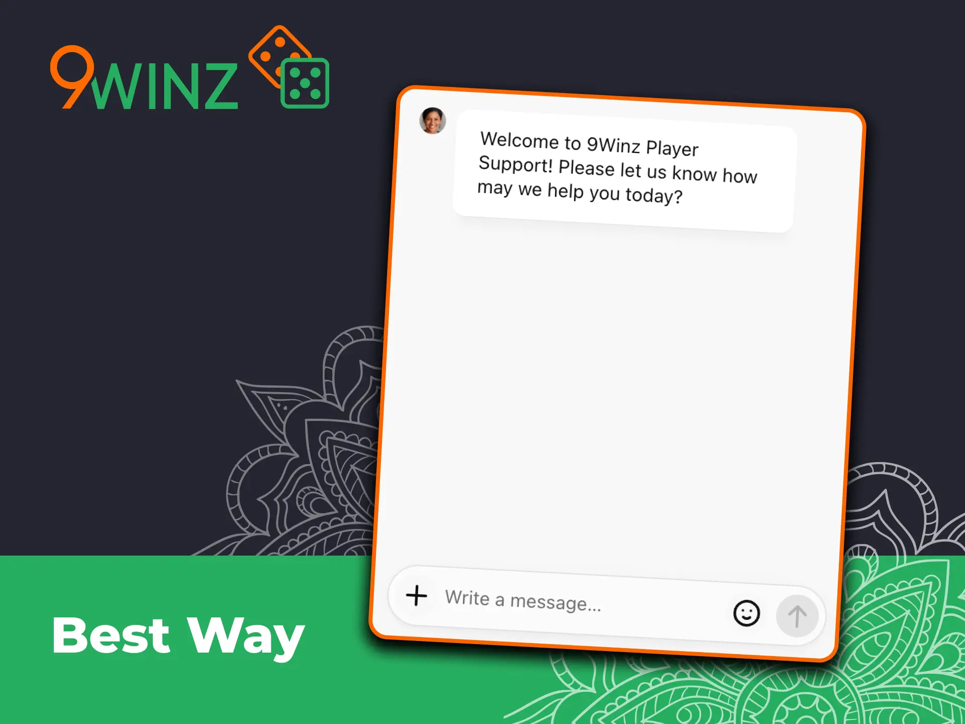 Get instant help with 9winz live chat support.