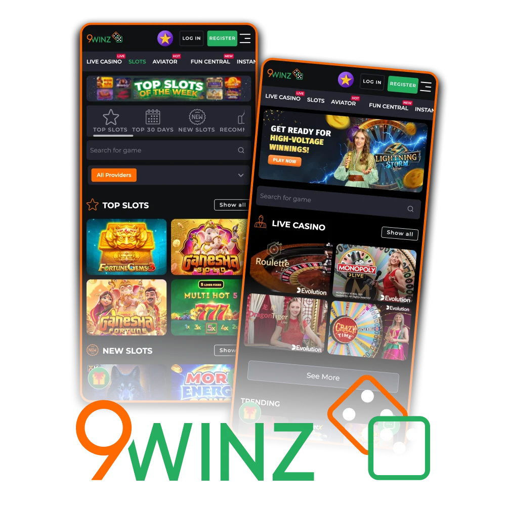 Download 9winz app for Android and iOS for free.