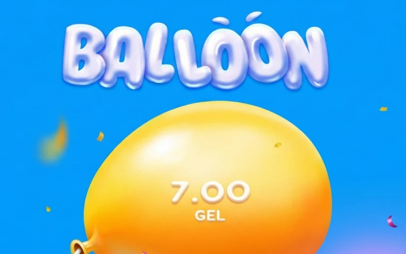 Try your luck in Balloon crash game at 9winz.