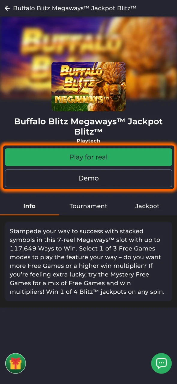 Choose the jackpot game you want to try at 9winz.