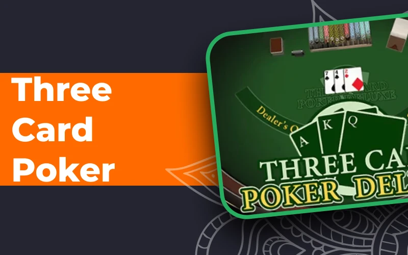 At Three Card Poker you play against the dealer at 9winz.