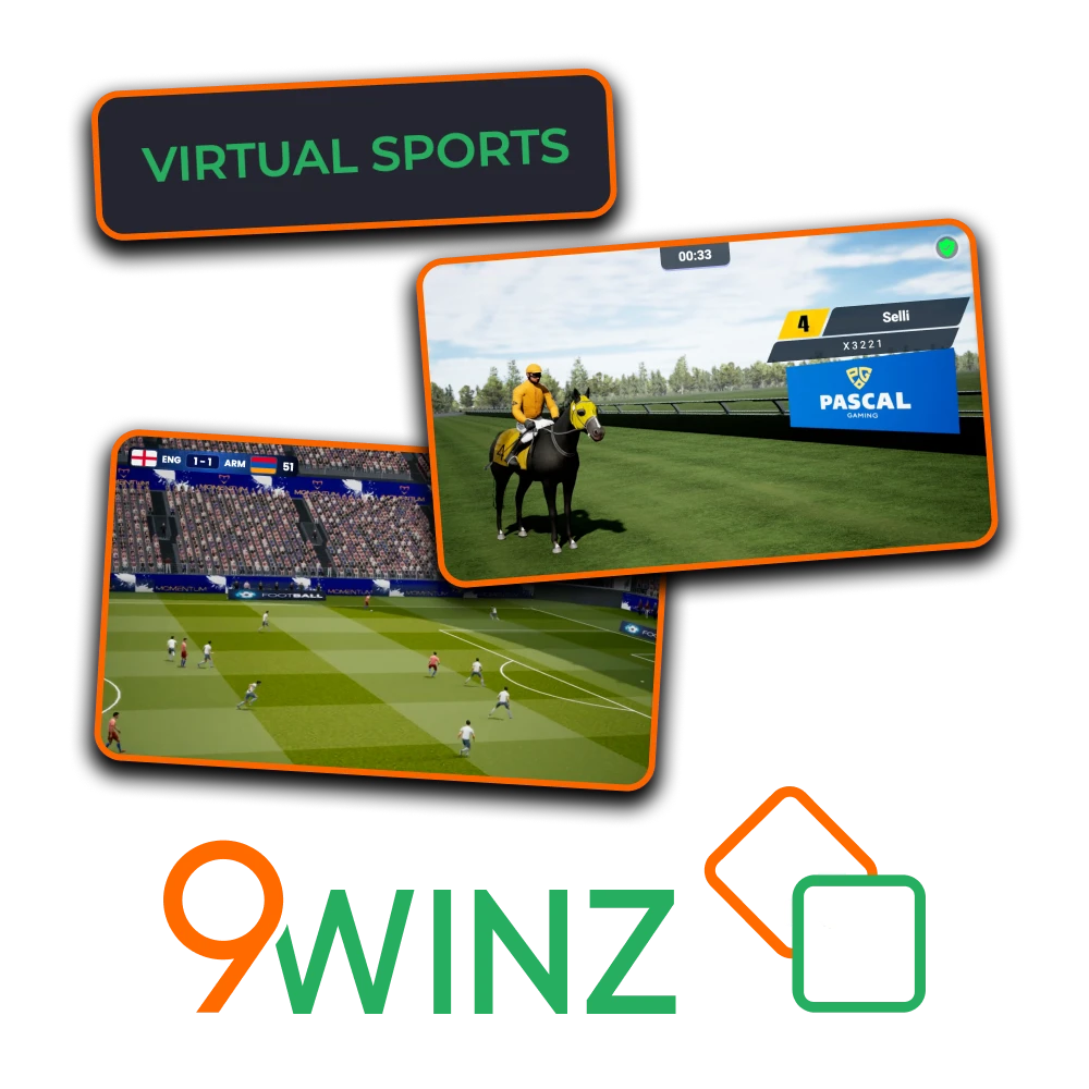 Try betting on virtual sports with 9winz official platform.
